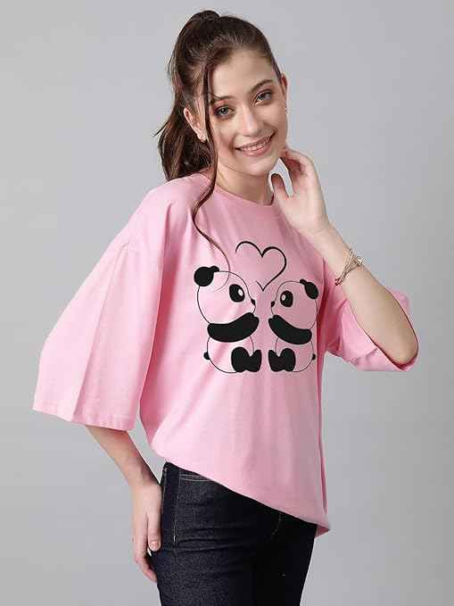 KOTTY Women’s Ruched Side T-Shirt – Trendy Fitted Tee with Side Drawstrings