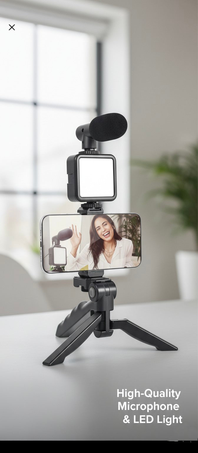 Professional Smartphone Vlogging Kit - Perfect for Content Creators
