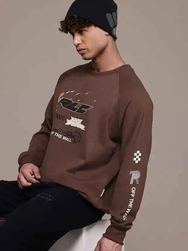 Men Full Sleeve Printed Sweatshirt