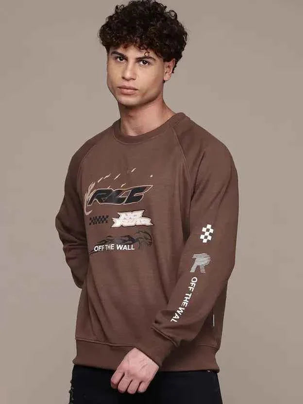 Men Full Sleeve Printed Sweatshirt