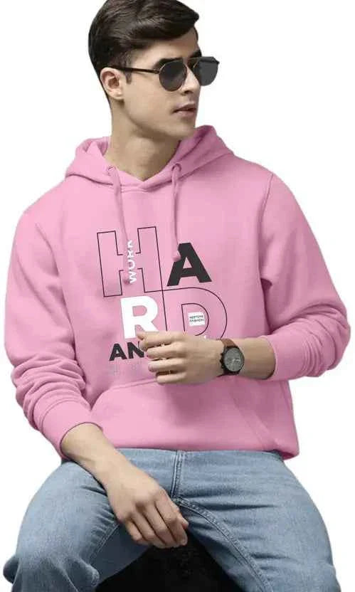 Men Full Sleeve Graphic Print Hooded Sweatshirt