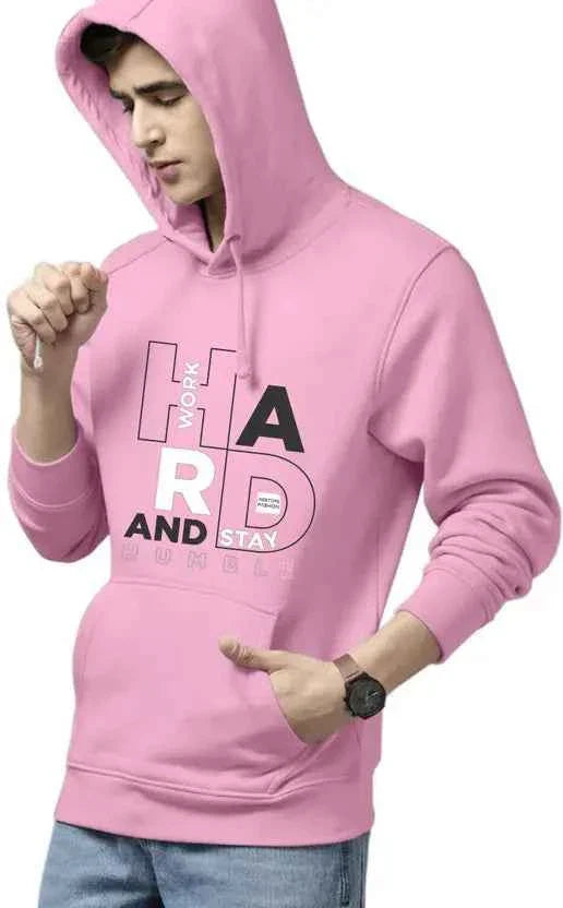 Men Full Sleeve Graphic Print Hooded Sweatshirt