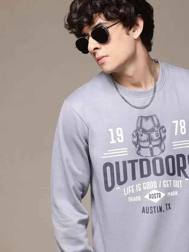 Men Full Sleeve Printed Sweatshirt