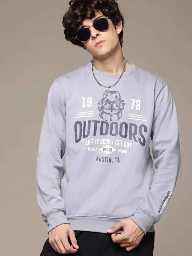 Men Full Sleeve Printed Sweatshirt