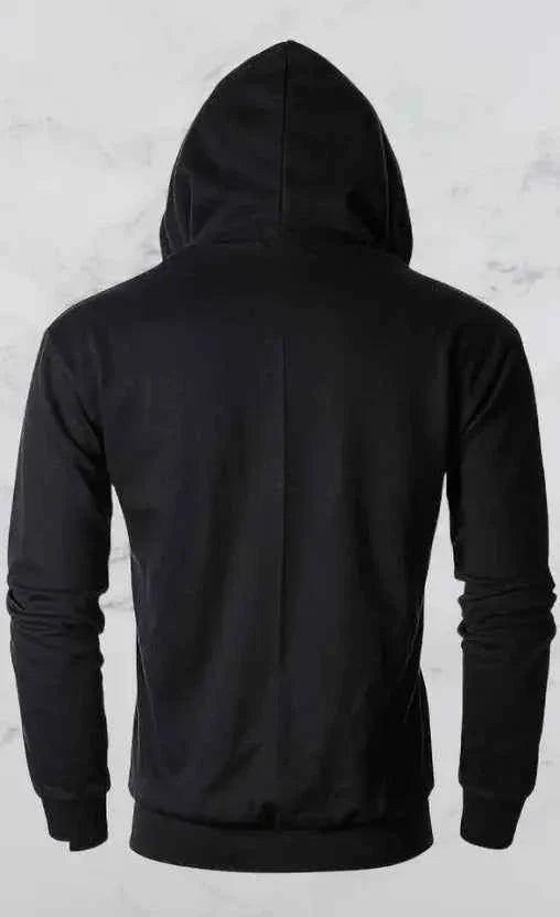 Magpy  Men Full Sleeve Printed Hooded Sweatshirt