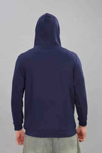Men Full Sleeve Solid Hooded Sweatshirt