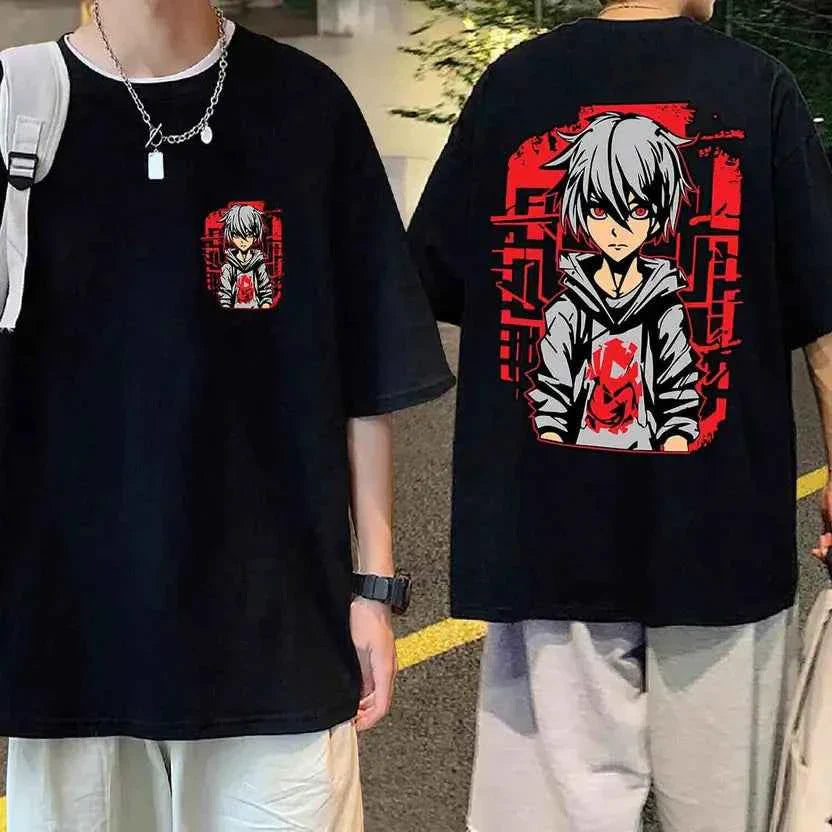 Men Graphic Print Round Neck Pure Cotton Black T-Shirt