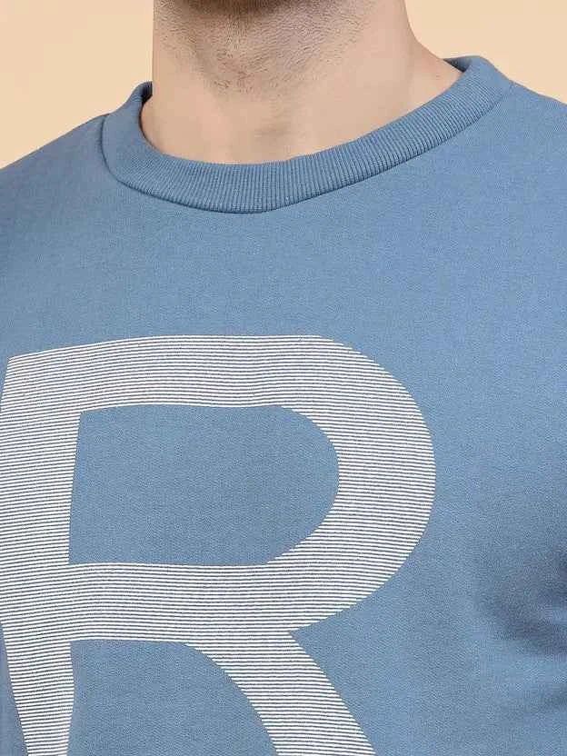 Men Full Sleeve Solid Sweatshirt